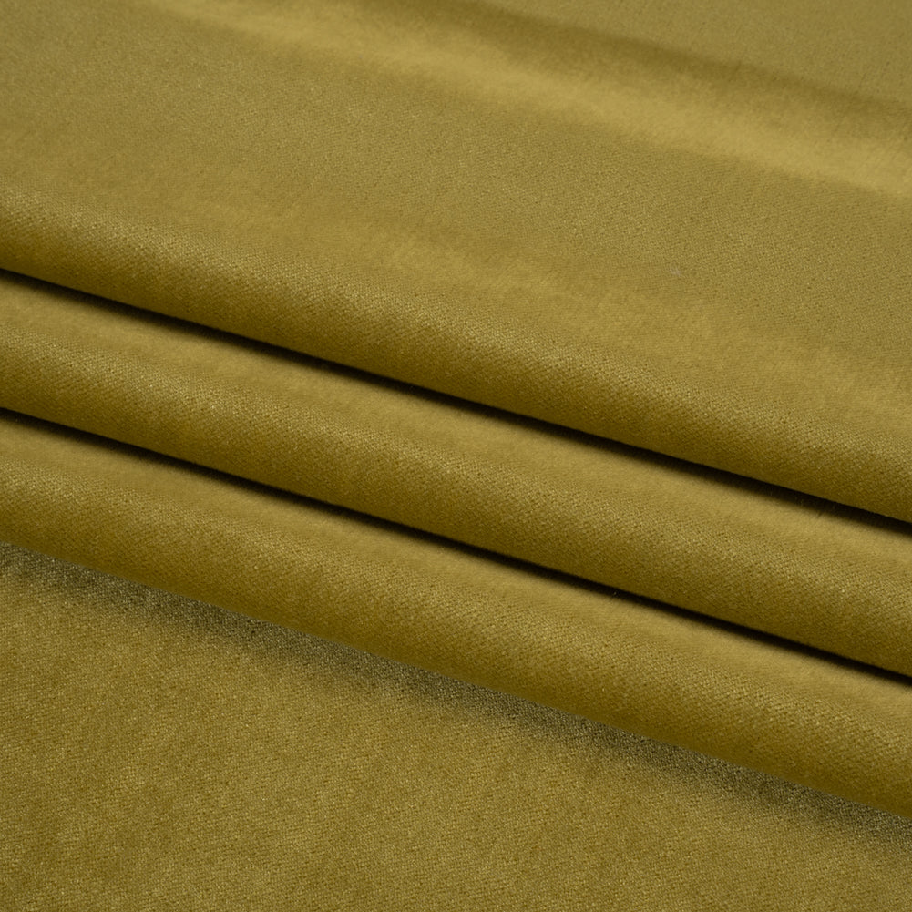 Low Pile Upholstery Velvet - Citron - Somerset Collection