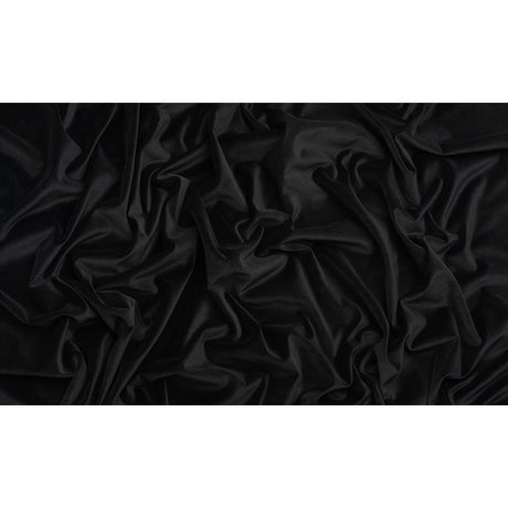 Low Pile Upholstery Velvet - Ebony - Somerset Collection