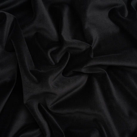 Low Pile Upholstery Velvet - Ebony - Somerset Collection