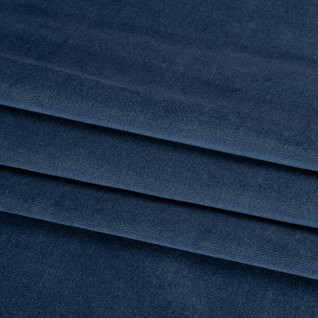 Low Pile Upholstery Velvet - Indigo - Somerset Collection