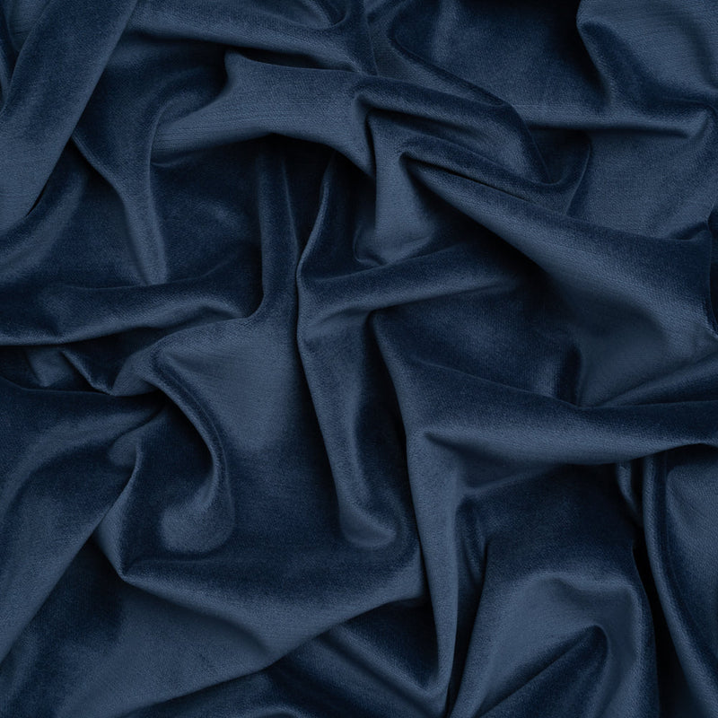 Low Pile Upholstery Velvet - Indigo - Somerset Collection