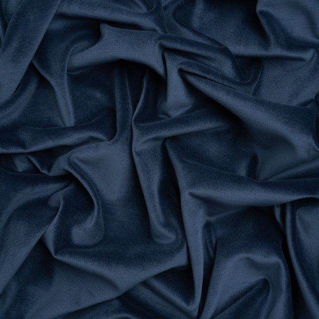 Low Pile Upholstery Velvet - Indigo - Somerset Collection