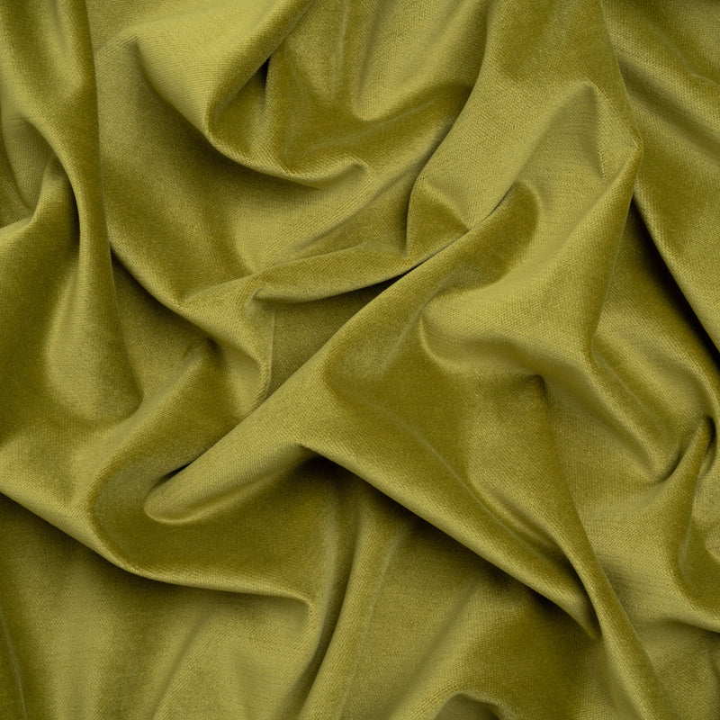 Low Pile Upholstery Velvet - Lime - Somerset Collection