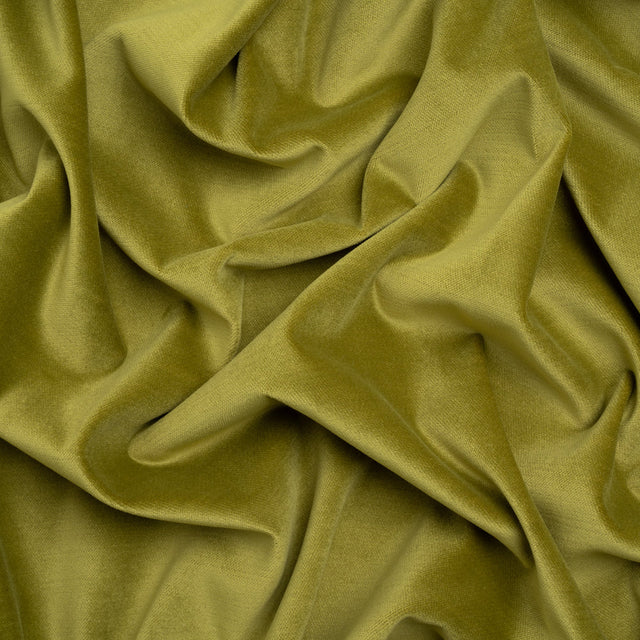 Low Pile Upholstery Velvet - Lime - Somerset Collection