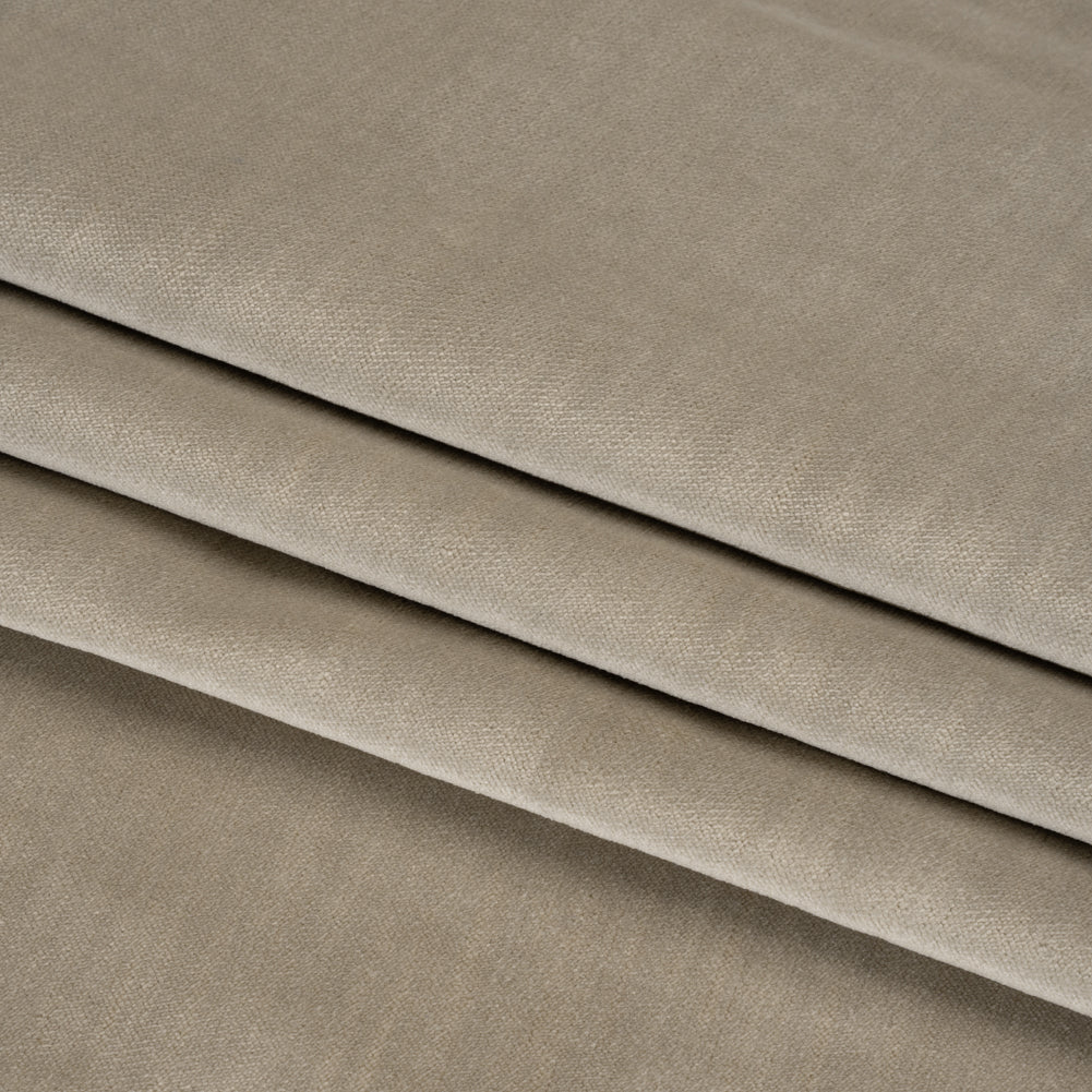 Low Pile Upholstery Velvet - Matte Grey - Somerset Collection