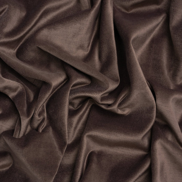 Low Pile Upholstery Velvet - Mocha - Somerset Collection