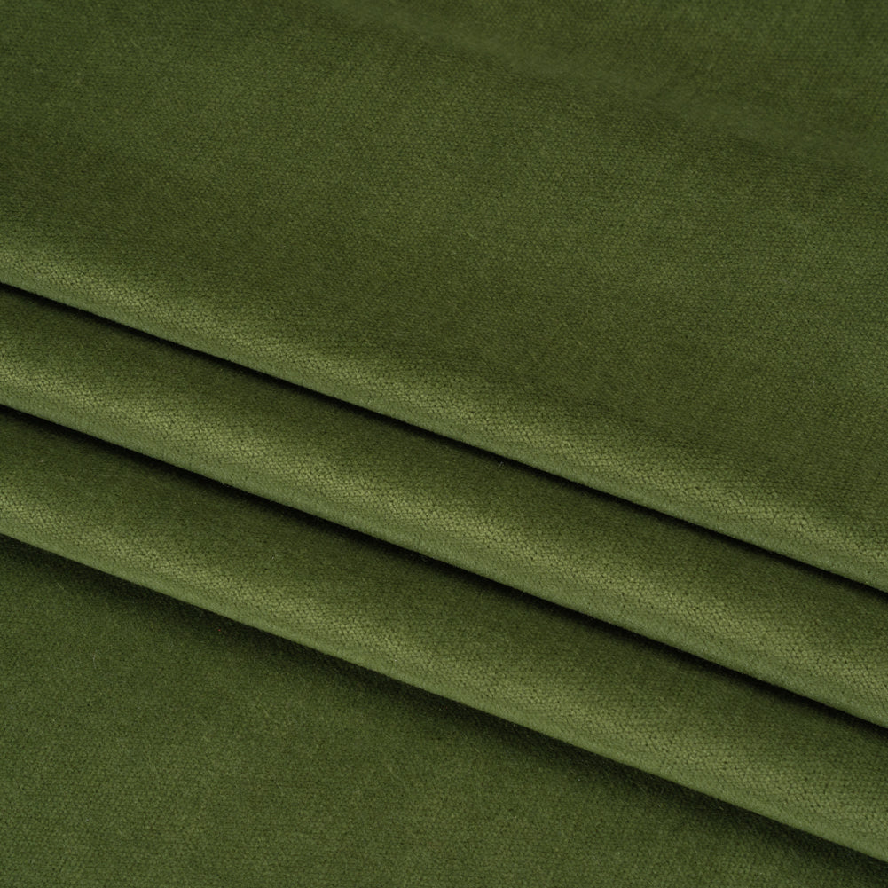 Low Pile Upholstery Velvet - Moss - Somerset Collection
