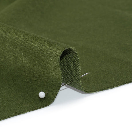 Low Pile Upholstery Velvet - Moss - Somerset Collection