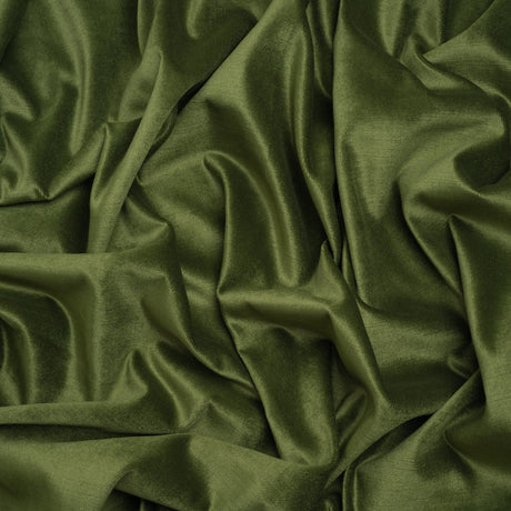 Low Pile Upholstery Velvet - Moss - Somerset Collection