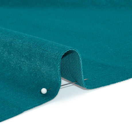 Low Pile Upholstery Velvet - Peacock - Somerset Collection