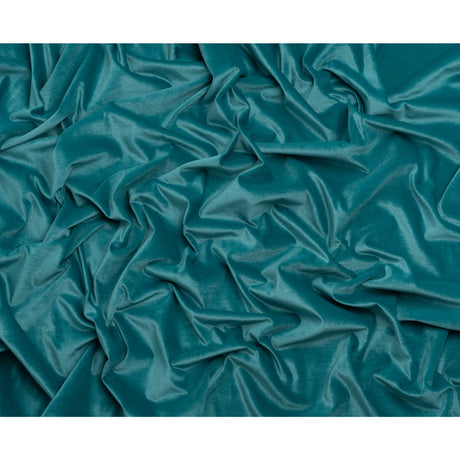 Low Pile Upholstery Velvet - Peacock - Somerset Collection