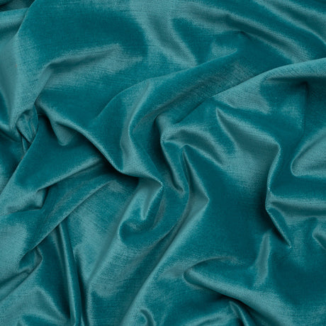 Low Pile Upholstery Velvet - Peacock - Somerset Collection