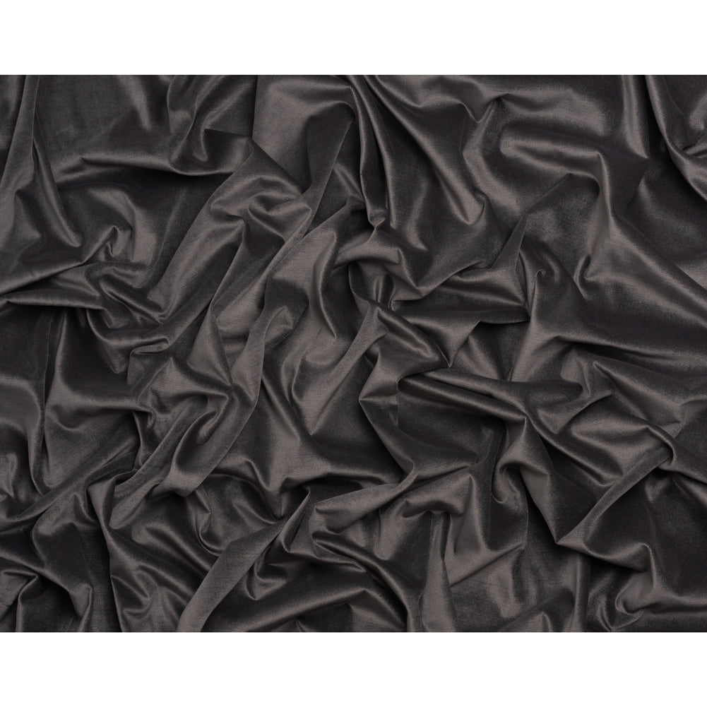 Low Pile Upholstery Velvet - Pewter - Somerset Collection