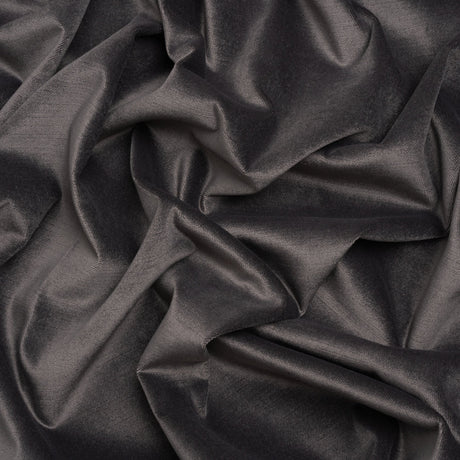 Low Pile Upholstery Velvet - Pewter - Somerset Collection
