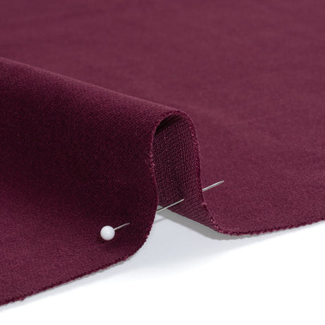 Low Pile Upholstery Velvet - Plum - Somerset Collection