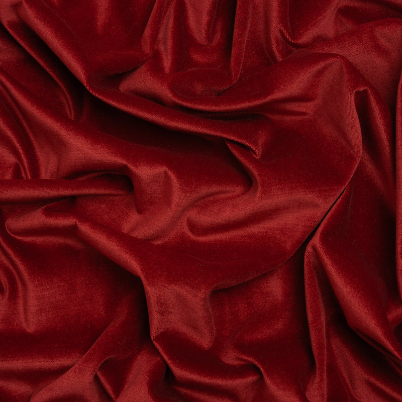 Low Pile Upholstery Velvet - Ruby - Somerset Collection