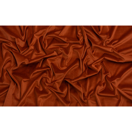 Low Pile Upholstery Velvet - Terracotta - Somerset Collection