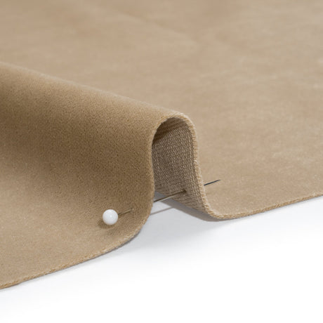 Low Pile Upholstery Velvet - True Beige - Somerset Collection