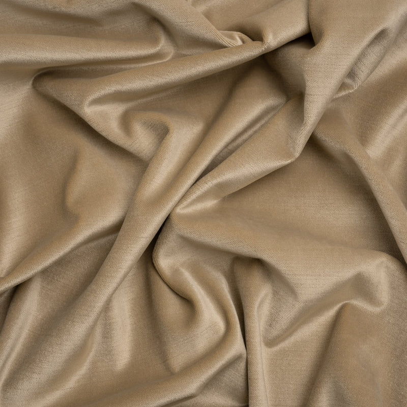 Low Pile Upholstery Velvet - True Beige - Somerset Collection