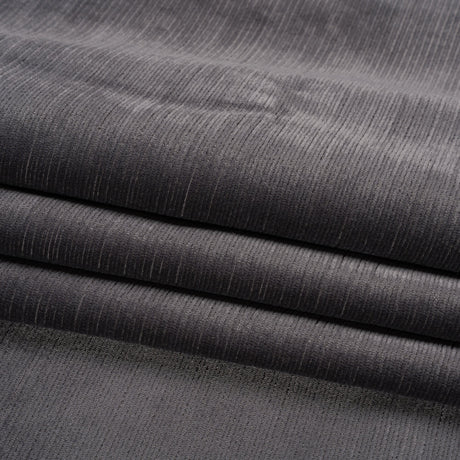 Plush Upholstery Corduroy - Pewter - Emerson Collection