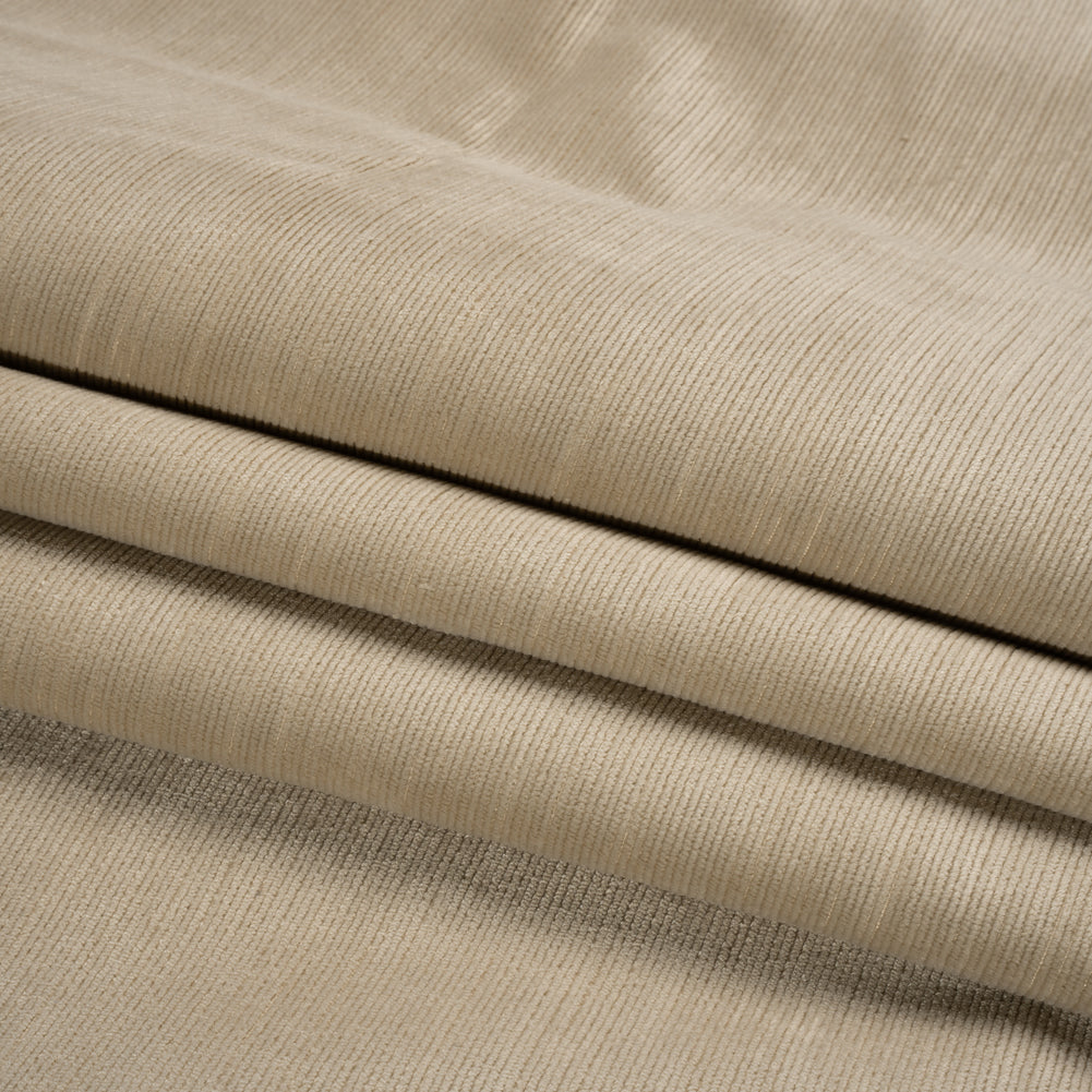 Plush Upholstery Corduroy - True Beige - Emerson Collection