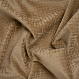 Polyester Upholstery Chenille - Fawn Grid Texture - Carolina Collection