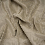 Polyester Upholstery Chenille - Fog Grid Texture - Carolina Collection