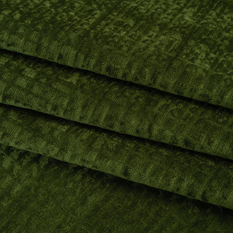 Polyester Upholstery Chenille - Shamrock Grid Texture - Carolina Collection