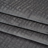 Polyester Upholstery Chenille - Steel Grid Texture - Carolina Collection