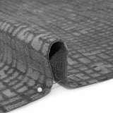 Polyester Upholstery Chenille - Steel Grid Texture - Carolina Collection