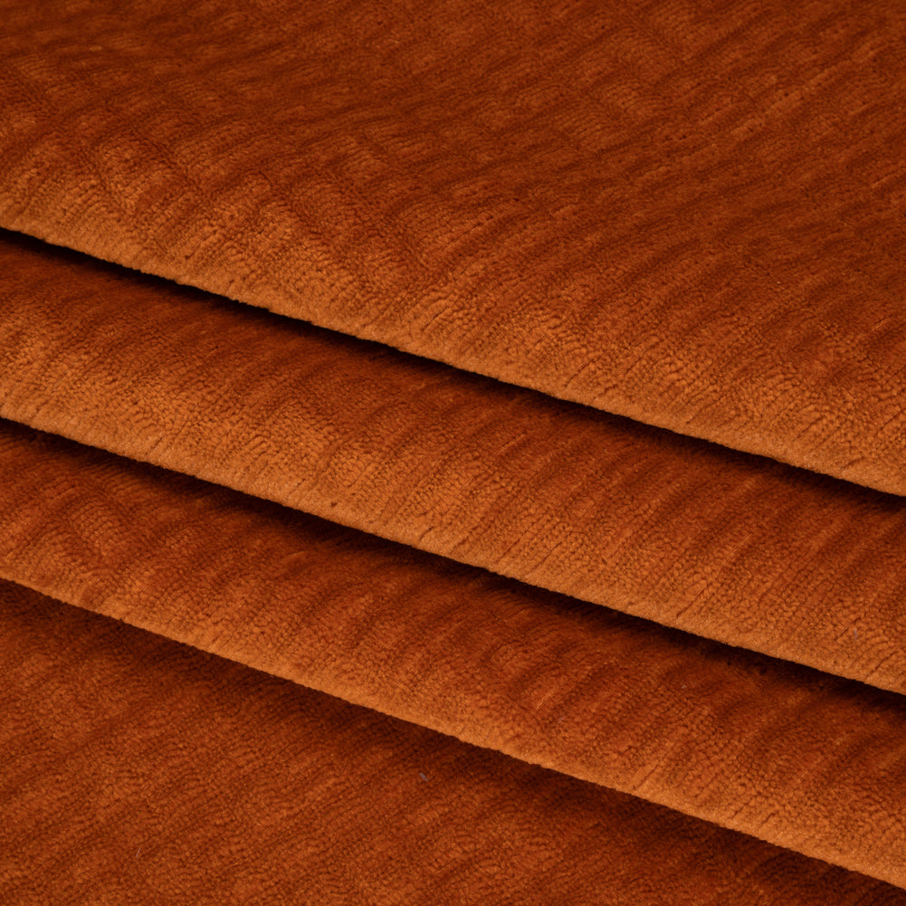 Polyester Upholstery Chenille - Voltage Grid Texture - Carolina Collection