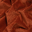 Polyester Upholstery Chenille - Winter Coral Grid Texture - Carolina Collection