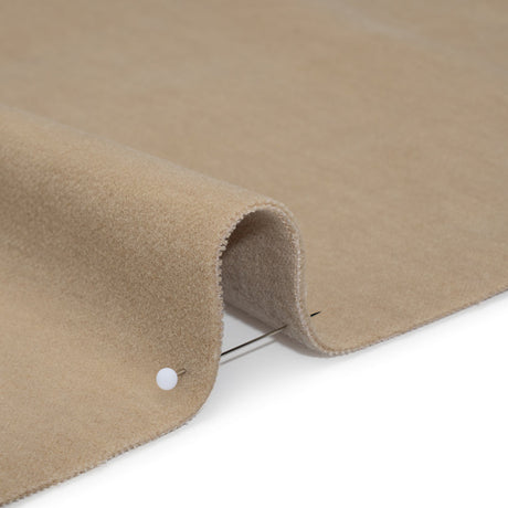 Wool and Cotton Upholstery Velveteen - Bisque - Dakota Collection