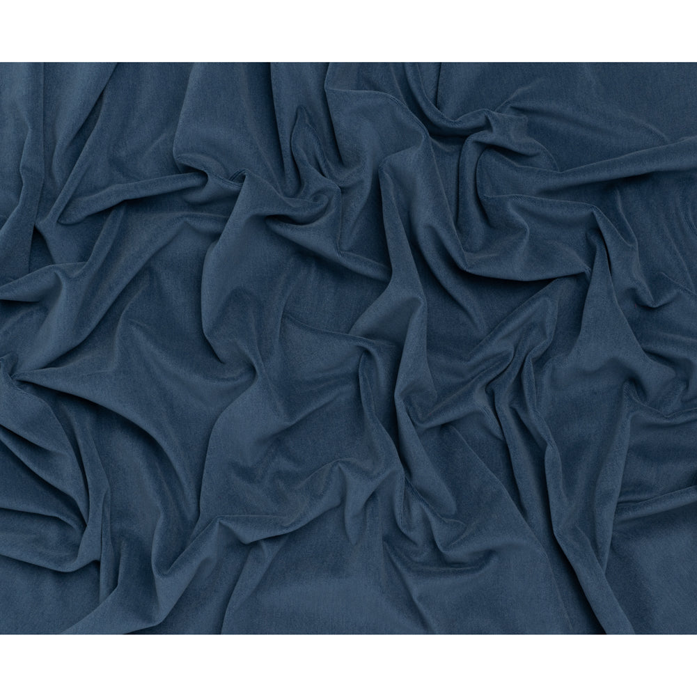 Wool and Cotton Upholstery Velveteen - Midnight - Dakota Collection
