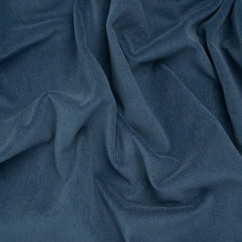 Wool and Cotton Upholstery Velveteen - Midnight - Dakota Collection