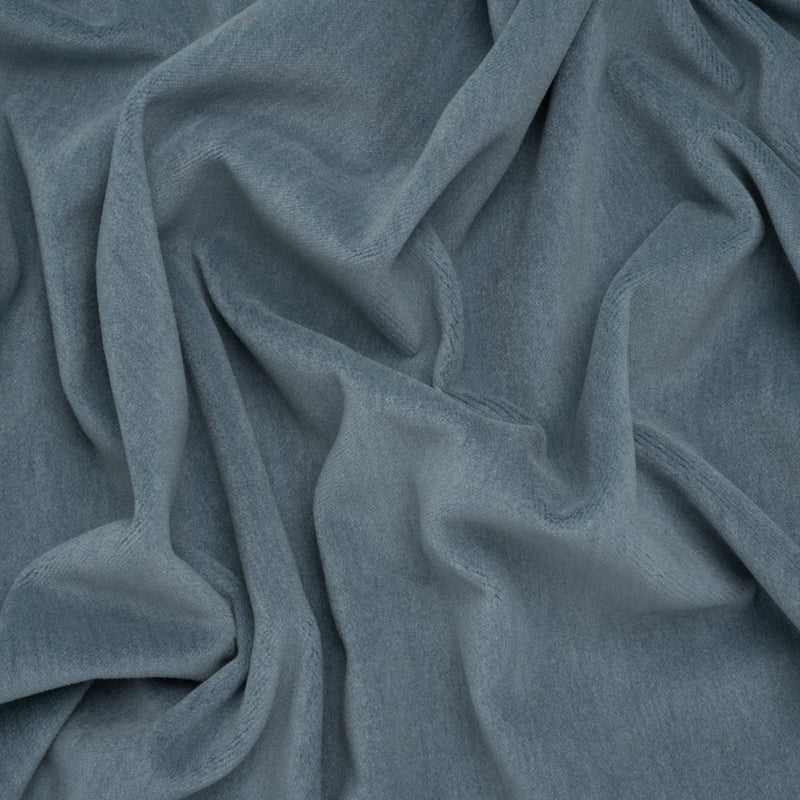 Wool and Cotton Upholstery Velveteen - Mist - Dakota Collection