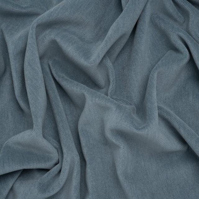 Wool and Cotton Upholstery Velveteen - Mist - Dakota Collection