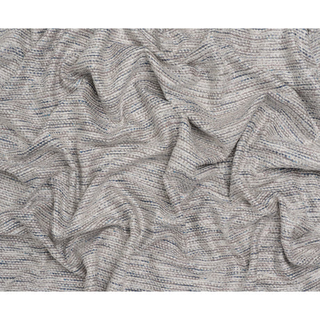 Recycled Olefin and Acrylic Upholstery Boucle and Chenille Tweed - Dusk Stripes - Virginia Collection