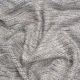 Recycled Olefin and Acrylic Upholstery Boucle and Chenille Tweed - Dusk Stripes - Virginia Collection