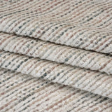 Recycled Olefin and Acrylic Upholstery Boucle and Chenille Tweed - Glacier Stripes - Virginia Collection