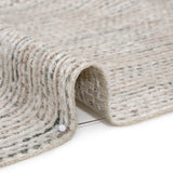 Recycled Olefin and Acrylic Upholstery Boucle and Chenille Tweed - Glacier Stripes - Virginia Collection