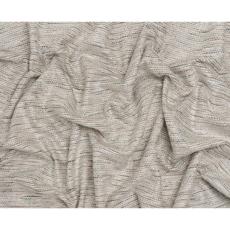 Recycled Olefin and Acrylic Upholstery Boucle and Chenille Tweed - Glacier Stripes - Virginia Collection