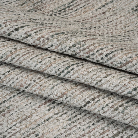 Recycled Olefin and Acrylic Upholstery Boucle and Chenille Tweed - Marble Stripes - Virginia Collection