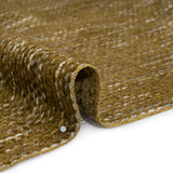 Recycled Olefin and Acrylic Upholstery Boucle and Chenille Tweed - Moss Stripes - Virginia Collection