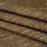 Recycled Olefin and Acrylic Upholstery Boucle and Chenille Tweed - Pebble Stripes - Virginia Collection