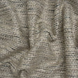 Recycled Olefin and Acrylic Upholstery Boucle and Chenille Tweed - Platinum Stripes - Virginia Collection