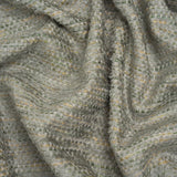 Recycled Olefin and Acrylic Upholstery Boucle and Chenille Tweed - Seaglass Stripes - Virginia Collection