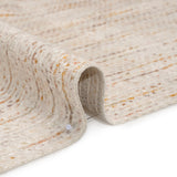 Recycled Olefin and Acrylic Upholstery Boucle and Chenille Tweed - Turmeric Root Stripes - Virginia Collection