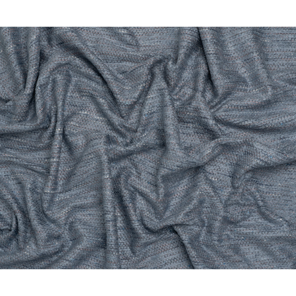 Recycled Olefin and Acrylic Upholstery Boucle and Chenille Tweed - Whisper Stripes - Virginia Collection