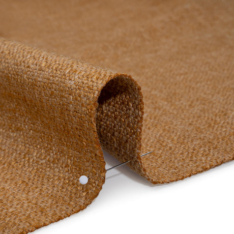 Polyester and Linen Textured Upholstery Woven - Apricot - Georgia Collection